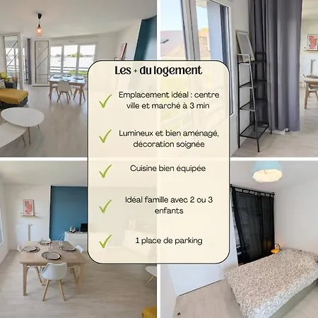 Sejour A Pied, Ideal Famille, Parking Prive - Linge Et Menage Inclus Apartmán